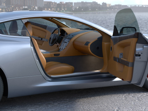 Aston martin db9 2008 3D Model