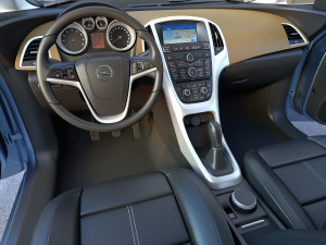 Astra sports tourer 2011 3D Модель