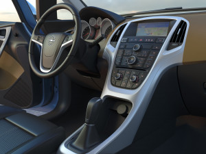 Astra sports tourer 2011 3D Модель