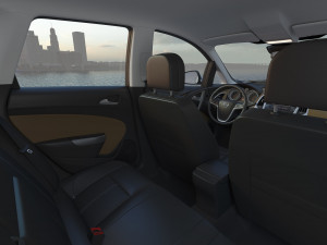 Astra sports tourer 2011 3D Модель