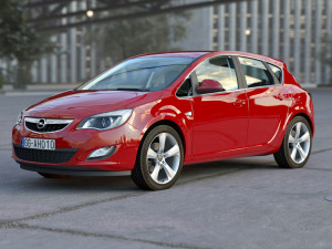 Opel Astra 2010 3D Model