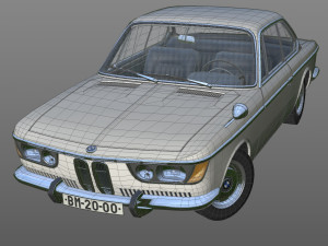 e9 2000cs coupe 1967 3D मॉडल