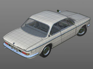 e9 2000cs coupe 1967 3D Model