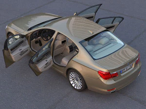 f01 limousine 2010 3D Model