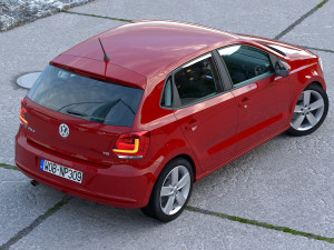 Volkswagen Polo 5-door 2010 3D Model