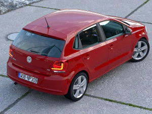 Volkswagen Polo 5-door 2010 3D Model