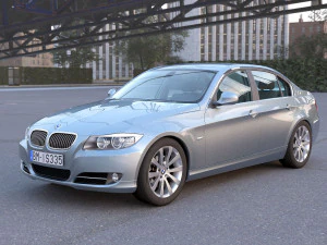 e90 3-series sedan 2009 3D Model