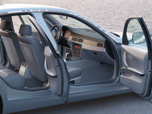 e90 3-series sedan 2009 Modèle 3D