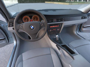 e90 3-series sedan 2009 3D Model