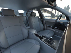 e90 3-series sedan 2009 3D Model