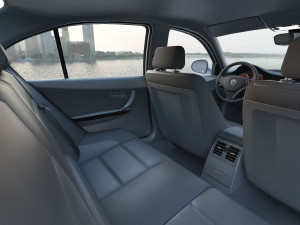 e90 3-series sedan 2009 Modèle 3D
