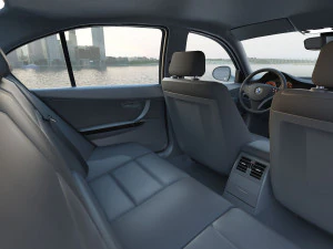 e90 3-series sedan 2009 3D Model