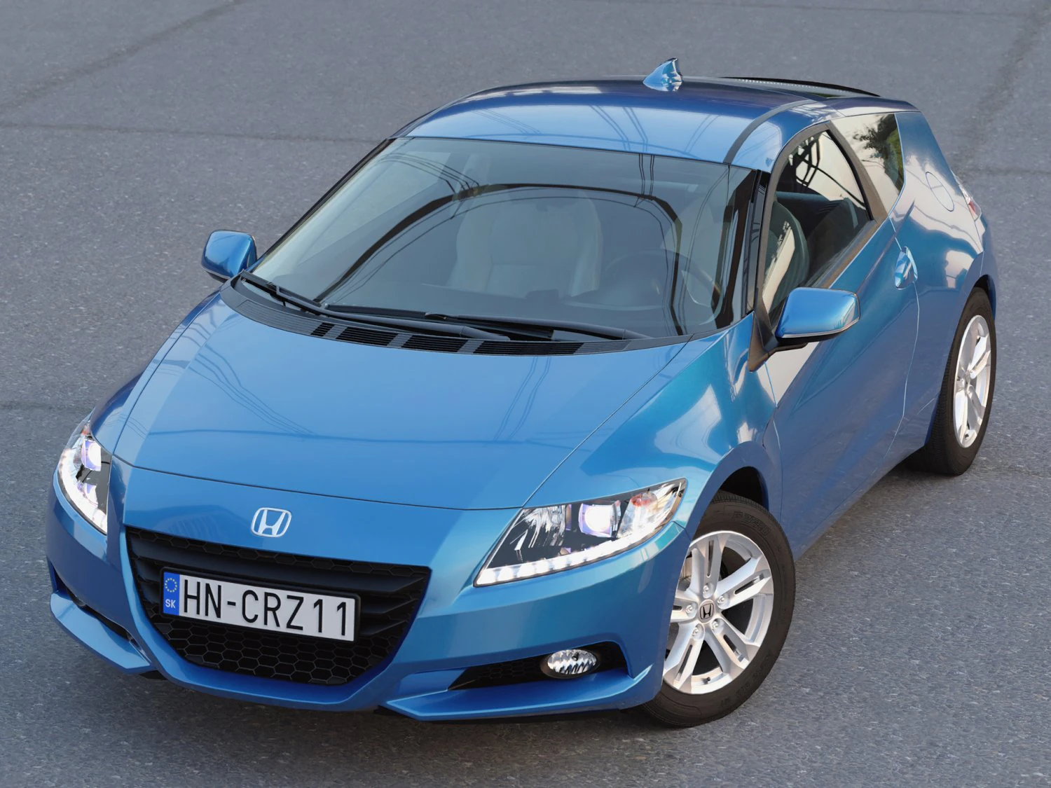 crz hybrid coupe 3D Model .c4d .max .obj .3ds .fbx .stl .blend 