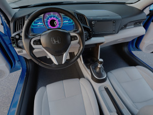 crz hybrid coupe Modelo 3D