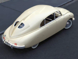 tatra t600 tatraplan 1948 3D Model