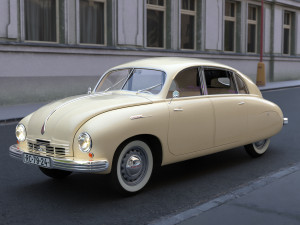 tatra t600 tatraplan 1948 Model 3D