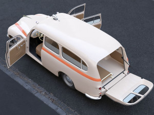 skoda 1200 stw ambulance 1953 3D 模型