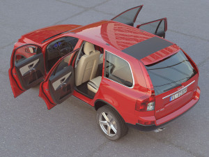 suv xc90 r-design 2009 3Dモデル