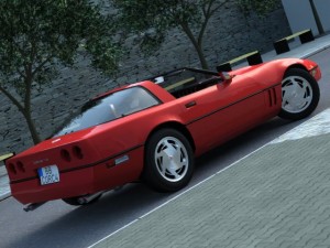 corvette coupe 1985 3D Model