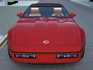 corvette coupe 1985 3D Model