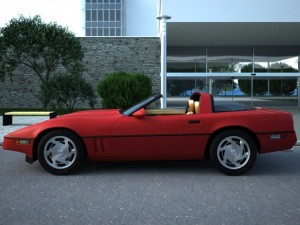 corvette coupe 1985 3D Model