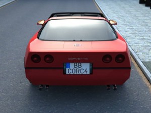 corvette coupe 1985 3D Model