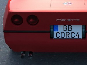 corvette coupe 1985 3D Model