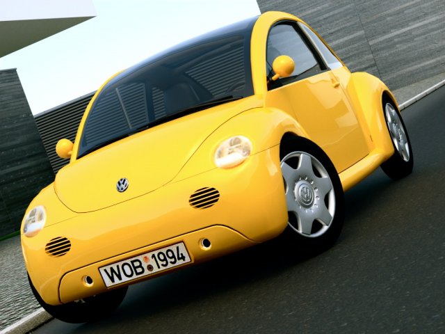 volkswagen concept 1 1994 Model 3D .c4d .max .obj .3ds .fbx .stl .blend