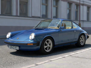 Porsche 911 1976 3D Model