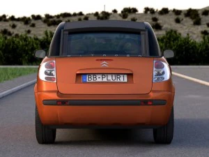 citroen c3 pluriel 2004 3D Model