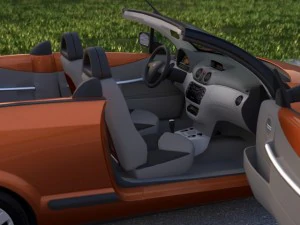 citroen c3 pluriel 2004 3D Model