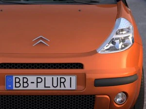 citroen c3 pluriel 2004 3D Model