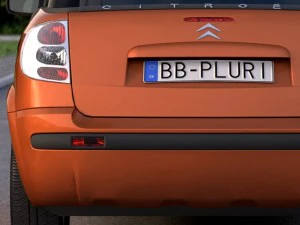 citroen c3 pluriel 2004 3D Model
