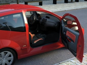 citroen c2 2004 3D Model