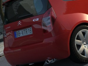 citroen c2 2004 3D Model