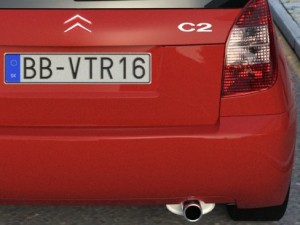 citroen c2 2004 3D Model