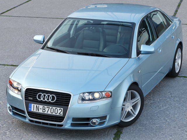 Audi A4 2005 3D Model .c4d .max .obj .3ds .fbx .stl .blend 