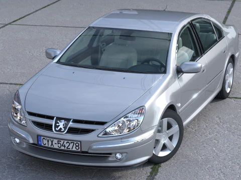 Peugeot 607 2007 Modelo 3D