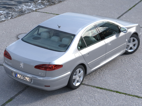 Peugeot 607 2007 3D Model