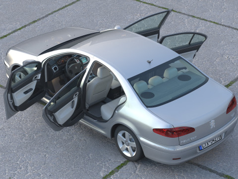 Peugeot 607 2007 3D Model