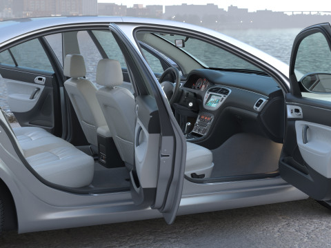 Peugeot 607 2007 3D Model