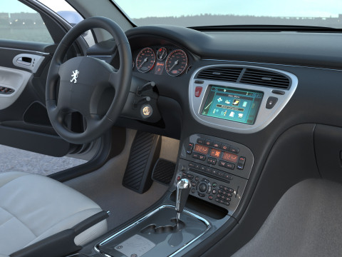 Peugeot 607 2007 3D Model
