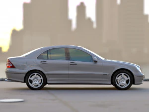 mercedes c class 2006 3D Model