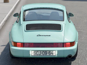 Porsche 911 1990 3D Model