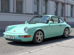 Porsche 911 1990 3D Model