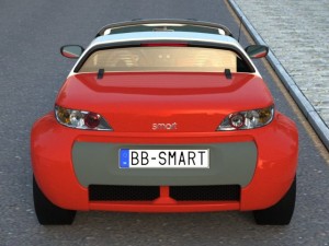 smart roadster 2007 3Dモデル