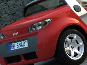 smart roadster 2007 3Dモデル
