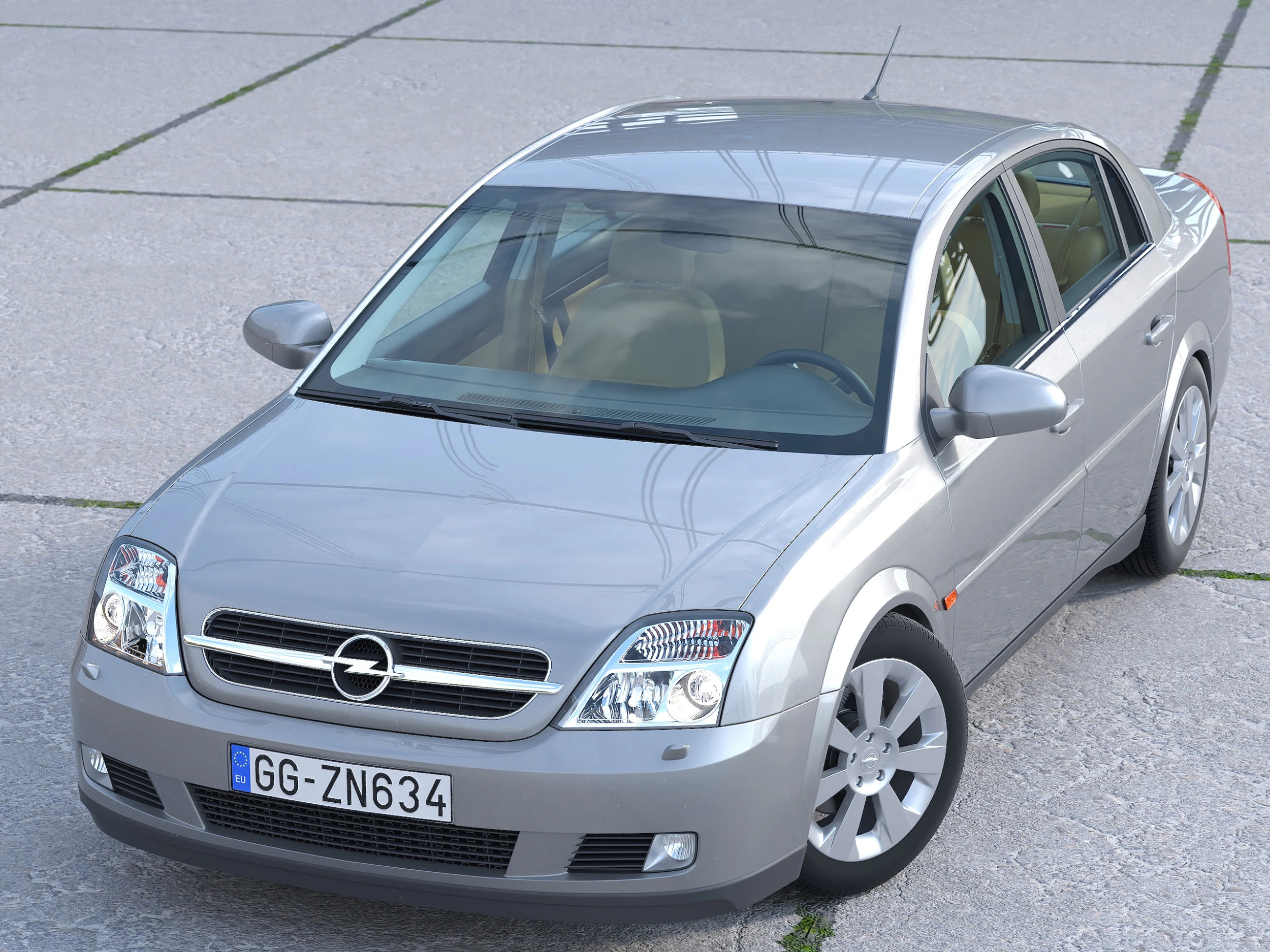 Opel vectra 2003 3D Model .c4d .max .obj .3ds .fbx .stl .blend 