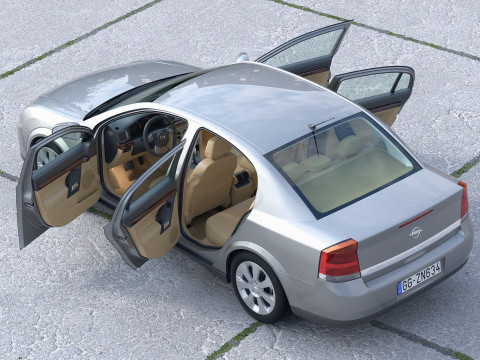 Opel vectra 2003 Model 3D
