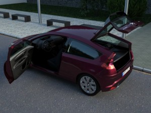citroen c4 2006 3D Model